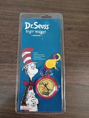 Vintage Cat In The Hat Pocket Watch  DIGIT WIDGIT  DIGITAL Dr Suess 1996 • $33.25