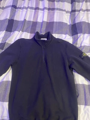 £70 • Buy STONE ISLAND Half Zip TURTLE NECK Jumper BOYS 13-14 YEARS