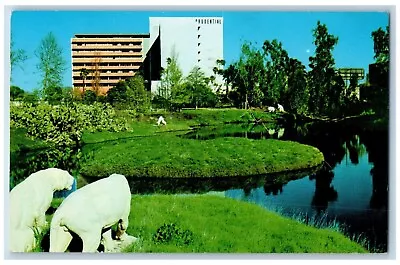 Los Angeles California Postcard La Brea Tar Pits Hancock Park Lake C1959 Vintage • $19.95