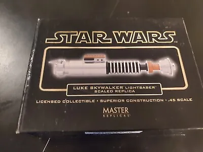 Master Replicas .45 Scaled Lightsaber Star Wars Luke Skywalker RotJ Gold SW-300  • $100