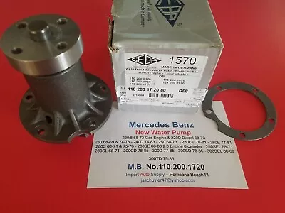 Mercedes Benz 230240D250280CE280E280S280SE280SL300D CD SD TD Water Pump • $59.95