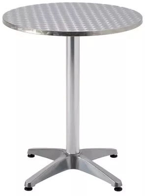 £48.99 • Buy SupaGarden Indoor Outdoor BBQ Party Patio Bar Cafe Pub Aluminium Table - 60cm