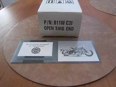 Franklin Mint B11WC31 1936  Harley Davidson Knucklehead NEW With BOX/ COA 1/24 • $24.99