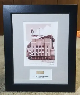 Cleveland Municipal Stadium Gate D Pic With  Piece Of The Park  By Jim Ptacek  • $52.99