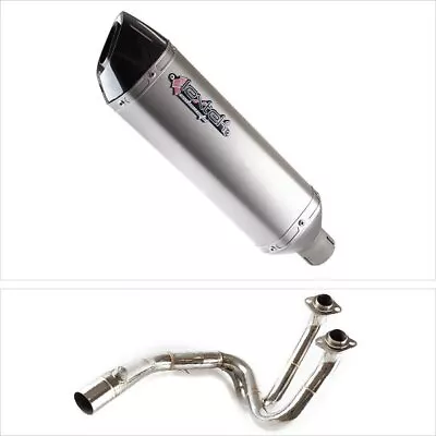 Exhaust System S/Steel 300mm Exhaust For Kawasaki ER6 Ninja 650 Z650 Versys 650 • £359.69