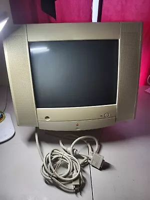 Vintage Apple Macintosh M4681 Multiple Scan 15 AV Monitor Display W Original BOX • $349.99