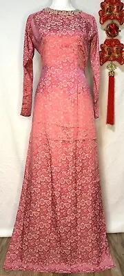 Ao Dai Vietnamese Dress Thiet Ke Not With Pant  Gam To Tam • $54.99