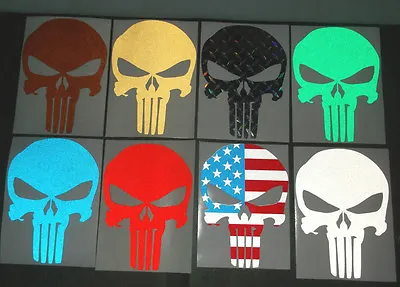 The Punisher Vinyl Decal - Sticker - Choose Style -Color • $6