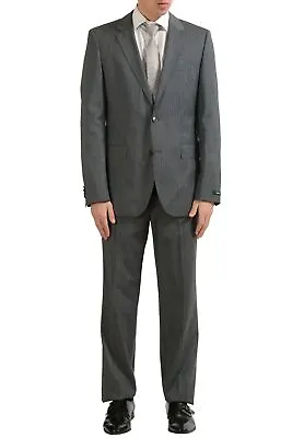 Hugo Boss  The James4/Sharp6  Men's 100% Wool Two Button Suit US 40L IT 50 • $349.99