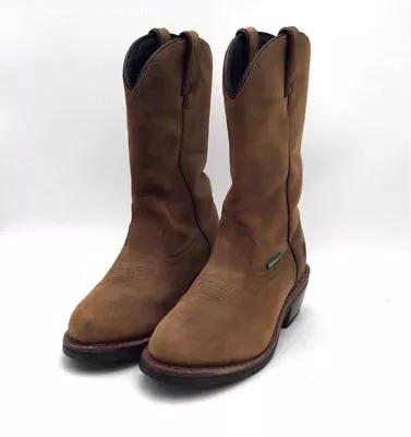 Dan Post Men's Albuquerque Waterproof DP69681 Brown Western Work Boots - Sz 8.5 • $14.99