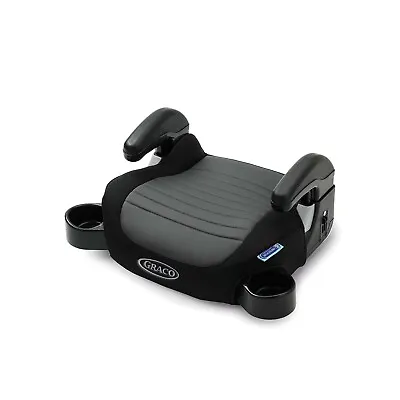 OPEN Graco TurboBooster 2.0 Backless Booster Car Seat Denton BLACK CHARCOAL GREY • $25.99