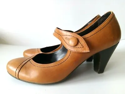 £19 • Buy Next Sole Reviver Women`s Shoes Court Heels SizeUK-7 EUR-41 Brown Leather