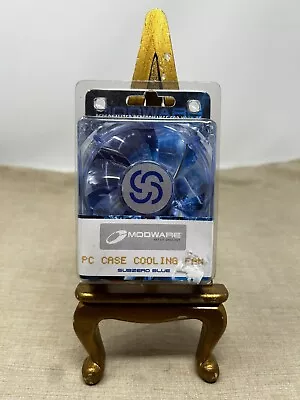 Moderate PC Case Subzero Blue Cooling Fan Quad LED 80mm Fan NOS • $19.99