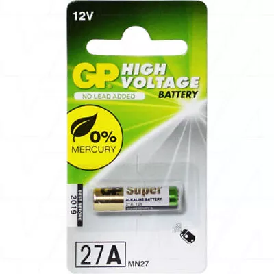 2 X GP 27A Alkaline Super Batteries 12V MN27 A27 GP27A E27A EL812 L828 • $12.80