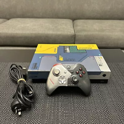 $259 • Buy Limited Edition Xbox One X Game Console 1tb Cyberpunk 2077