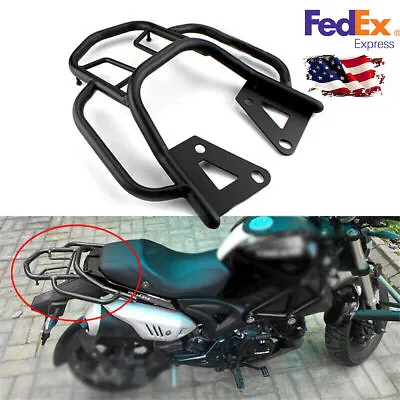 $43.99 • Buy Motorcycle Rear Seat Armrest  Aluminum Alloy Luggage Rack Cargo Holder Bracket