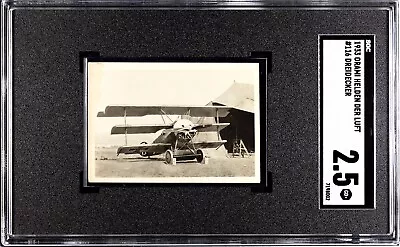 1933 Manfred Von RICHTHOFEN Card - SGC 2.5 Orami Helden Der Luft WWI Red Baron • $150