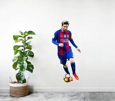Lionel Messi Barcelona Soccer Football Wall Decal Sticker • $39.95