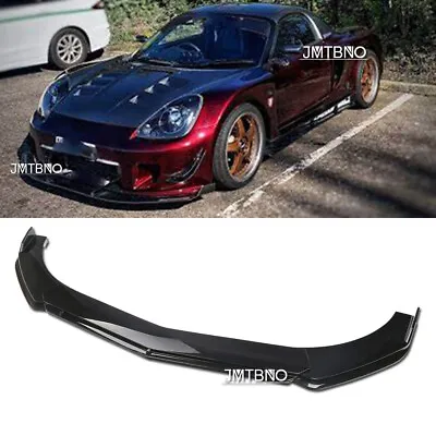 Gloss Black For Toyota MR2 Car Front Bumper Chin Lip Spoiler Splitters Body Kits • $79.23
