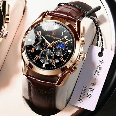 £12.99 • Buy Mens Luxury Watch Army Military Chronograph Date Quartz Wrist Watches Waterproof