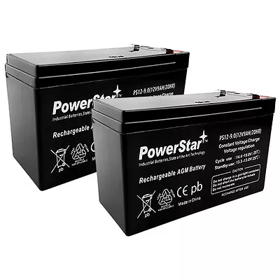 PowerStarÃÂ® 12V 9AH RAZOR DIRT BIKE MX500 Replacement Battery - 2 Pack • $52.70