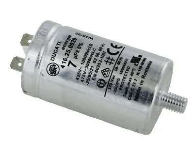 Capacitor CANDY Tumble Dryer 7UF Microfarad Motor Genuine Ducati Part 41039164 • £11.52