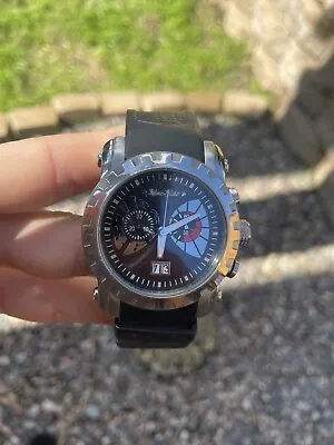MARC ECKO E17520G1 44mm Chronograph Date Swiss Quartz Men's Watch #48 • $34.99