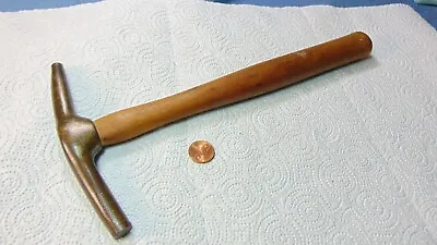 Vintage GW Mount Brass Tack Hammer 9.4 Oz. Tight Handle 1 Side Magnet-READ • $11.95