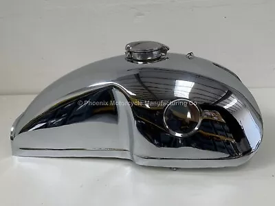 Benelli Mojave Cafe Racer Chrome Petrol Tank With Monza Cap • $297.45