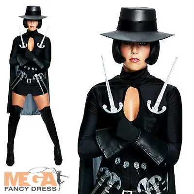 V For Vendetta Ladies Fancy Dress Evey Guy Fawkes Adults Halloween Costume + Hat • £31.99