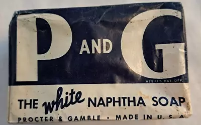 P And G The White Naphtha Soap By Procter & Gamble Bar Sealed Unopened Vintage • $19.99