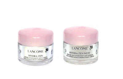 £16.99 • Buy LANCOME HYDRA ZEN ANTI-STRESS MOISTURISING 15ml DAY + 15ml NIGHT CREAM Sealed