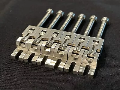 Saddle Set (6) Stainless Steel Fits Floyd Rose Original Style Tremolos • $39