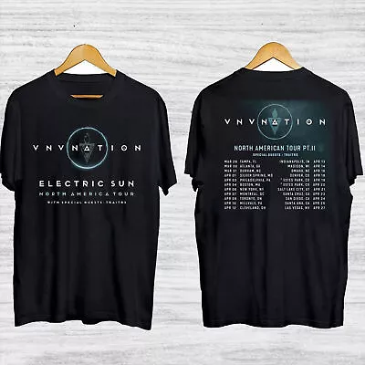 New VNV Nation Tour 2024 Shirt Short Sleeve Men S-5XL T-Shirt • $27.99