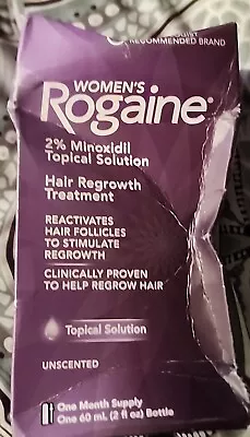 Women’s Rogaine 2% Minoxidil Topical Solution One Month BRAND NEW Exp 12/2027 • $17.99