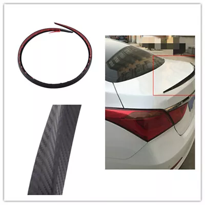 Universal Spoiler Wing Soft Styling Car Rear Roof Trunk Lip Molding Trim PU CB • $13.99