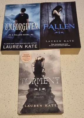 Lauren Kate 3 Book Bundle -Fallen - Torment (Inc Bonus Material) - Unforgiven  • £5.41