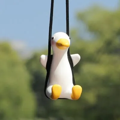 Pendant Car Rearview Pendant Hanging Ornament Little Duck Swing Hanging Pendant • £5.29