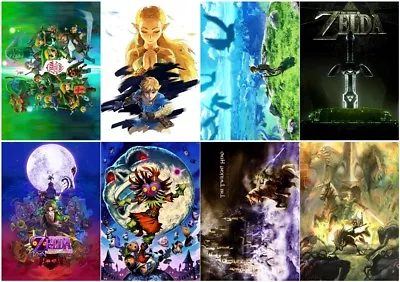 The Legend Of Zelda Polypropylene A3 8 Pieces Posters Wall Poster PPP031 • $19.99