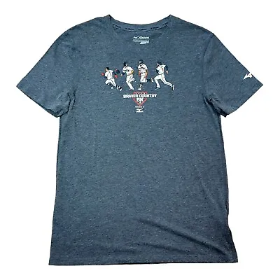 RARE Mizuno 2019 Braves 5k T-Shirt Gray Size Medium Unisex • $23.99