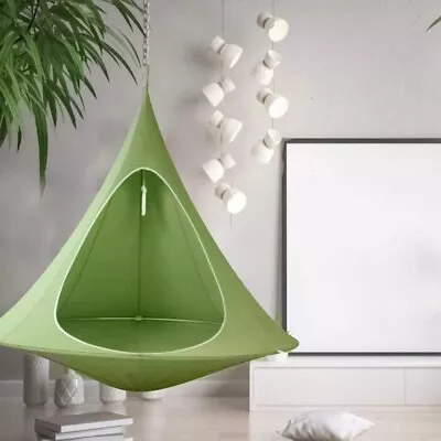 £56.20 • Buy Hanging Rope Hammock Swing Outdoor Patio Chair Teepee Tree Tent Home Sofa Bed