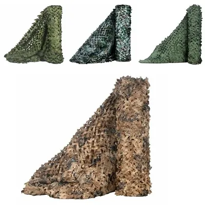 Camouflage Woodland Military Net Desert Leaves Camo Netting Hunting Tent Cover • $15.99