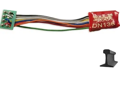 Digitrax DN136PS ~ New 2024 ~ 1 Amp HO / N DCC Motor Decoder Short 8 Pin Harness • $21.92