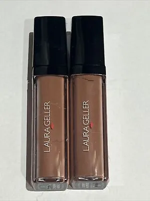 £4.95 • Buy LAURA GELLER Luscious Lips Liquid Lipstick Duo In Cherry Almond 6ML~ New