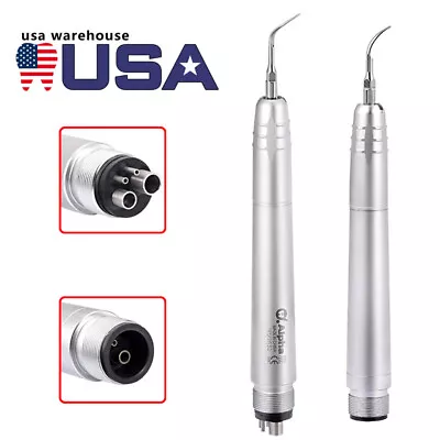 【USA】Dental Ultrasonic Air Perio Scaler Handpiece Hygienist 2 & 4 Holes 3 Tips • $20.99