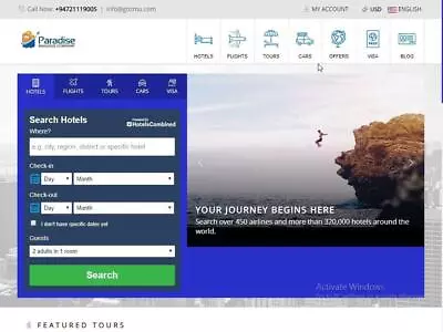 Best Profitable Hotel / Flight  Booking Affiliate Website Free CPanel Hosting • $48.95