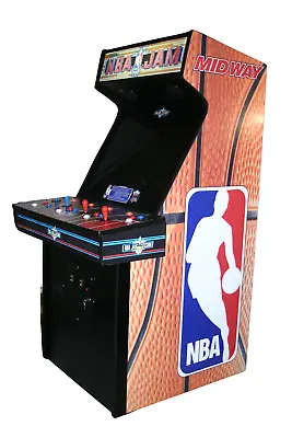 1993 Midway NBA JAM Upright Video Arcade (REPRODUCTION Running On Rasberry Pi) • $3295