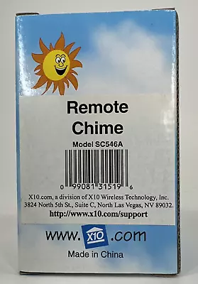 X-10 PowerHouse SC546A Remote Controlled Chime Doorbell Alarm • $15