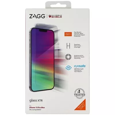 $12.95 • Buy ZAGG Invisible Shield Glass XTR Screen Protector For IPhone 13 Pro Max - Clear