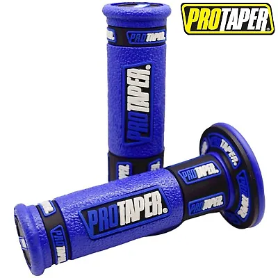 YAMAHA Blue ProTaper 7/8  Grips For Pit Dirt Bike-TTR110 YZ85 YZ125 YZ250 YZ450 • $12.95